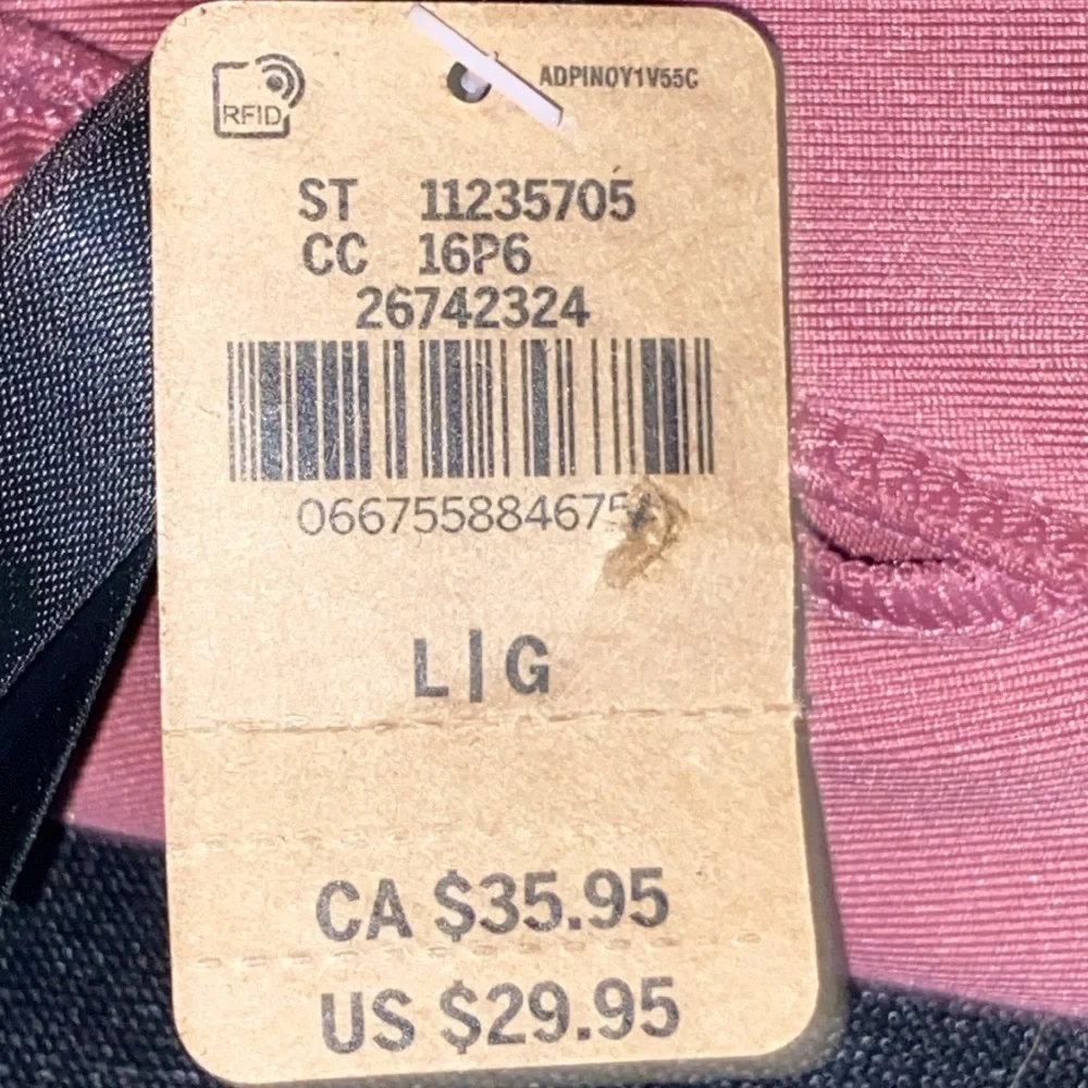 PINK Victoria's Secret Women's Intimates SPORTS‎ BRA - MAUVE SIZE Large